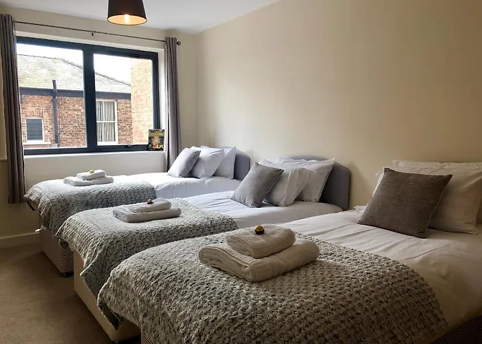 Vikings Two Bedroom Apartment With Free Parking. York